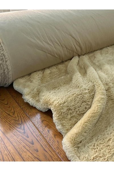 PLUSH STUDIO ISTANBUL 1000 Gr Rabbit Fur Plush Fabric 50X150 cm – a Quality, Ultra Soft, Does Not Shed Hair