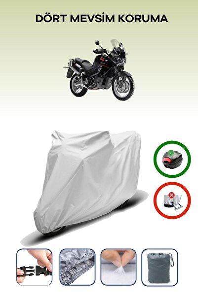 Breen Gray Rear Bag Compatible Aprilia Caponord 1000 Etv Abs Compatible Motor...