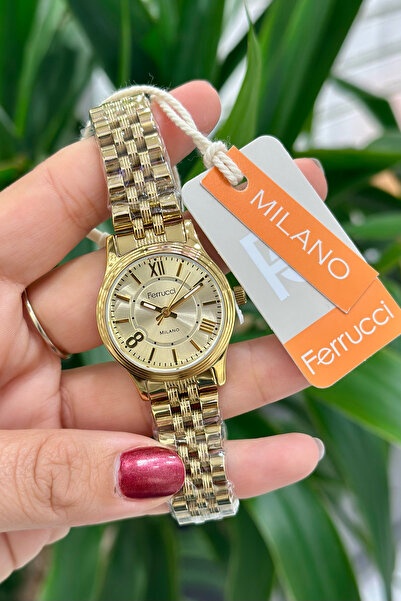 Ferrucci Çelik Kordon Su Geçirmez Garantili Kadın Kol Saati