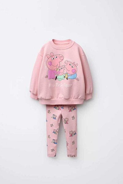 Özeniş طقم فتاة مع شخصيات كرتونية