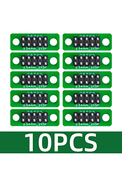 Choice 10PCS 10PCS EGBO 2.54mm DuPont terminal block pin header 2mm 2 row *5p needle splitter pin header