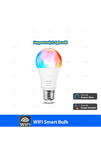 Choice مصباح Tuya الذكي بتقنية LED، بقدرة 15 واط، قطعة واحدة، يعمل بجهد 220 فولت، مزود بتقنية واي فاي وبلوتوث، متوافق مع مصابيح LED بجهد 110 فولت و220 فولت.