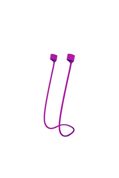 Choice سماعات أذن مغناطيسية من السيليكون الناعم البنفسجي اللون، مزودة بحبل مغ...
