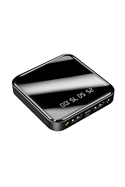 Choice black 18650 Battery Case DIY No-Welding Mobile Power Supply Kit Type-C+Micro Dual USB Fast Charging