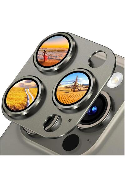 Choice For iPhone 16Pro Max Gray 999D Metal Camera Lens Protector Film For iP...