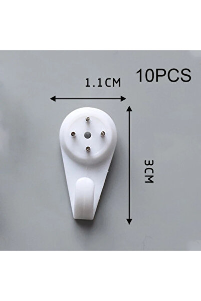 Choice S 10Pcs 10Pcs Wall Decoration Installation Seamless Hooks Nail Kitchen...