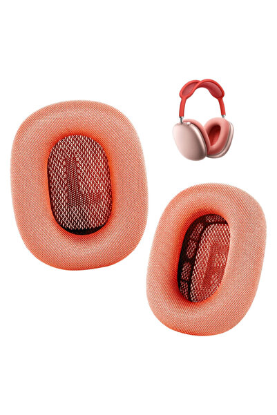 Choice وسادات رأس وأذن بديلة باللون الأحمر لسماعات AirPods Max Comfort، مصنوع...
