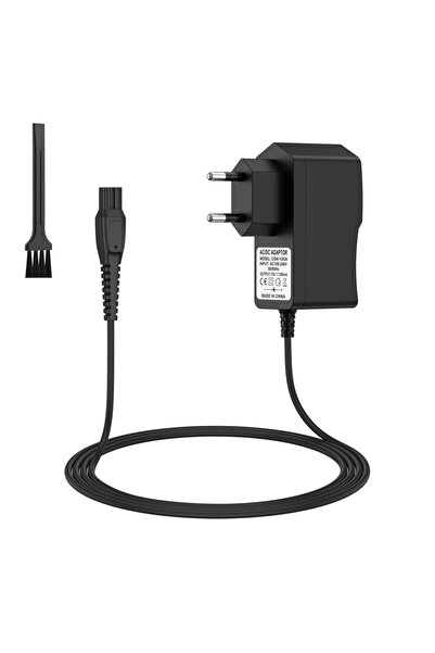 Choice شاحن ماكينة حلاقة فيليبس من سلسلة 3000 و7000 و9000 و5000/OneBlade Pro/S6680 M، بقابس أوروبي 15 فولت، متوافق مع المقابس البريطانية والأوروبية والأمريكية.