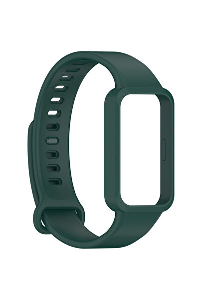 Choice Dark Green Silicone Strap For Smart Band 9 Active Bracelet Wristband F...