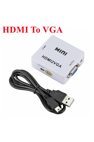 Choice HDMI TO VGA HDMI to VGA Converter With Audio video VGA to HDMI Convert...
