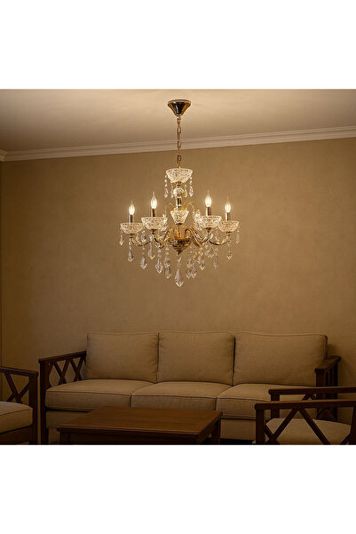 HAMER ثريا مودرن بتصميم كلاسيكي فاخر يضيف ثراءً بصريًا E14*5