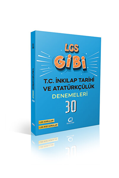 Oksijen Yayınları LGS GİBİ T.C. İNKILAP TARİHİ VE ATATÜRKÇÜLÜK DENEMELERİ