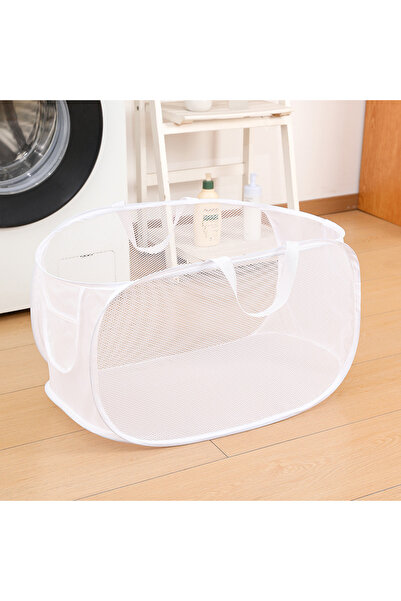 Choice white Cross border hot selling foldable dirty clothes basket, bathroom...
