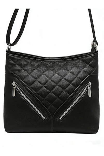 OEM Women's Shoulder Bag, Faux Leather, Black