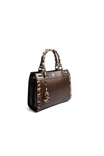 Silver Polo حقيبة كتف للنساء / البنات 1174-48183 BAG M105 BROWN-MATTE BROWN-L...