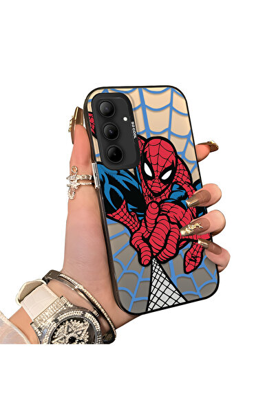 ucuc جراب هاتف سامسونج جالاكسي A35 متوافق مع سيليكون سبايدرمان الشهير للحماية