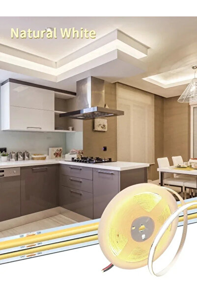 GGBEE شريط إضاءة LED أبيض طبيعي 12 فولت من 3M، متوفر بجهد 12 فولت و24 فولت، ب...