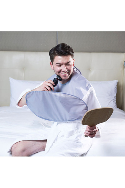 Choice grey Foldable Multipurpose Shaving Cloth Movable Shave Apron Hair Cutting Portable Men Gift Beard Sh