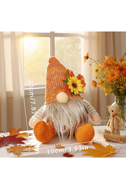 Choice قطعة واحدة من ديكور فزاعة حصاد الخريف الريفي، بتصميم 1، مع لمسات من قم...