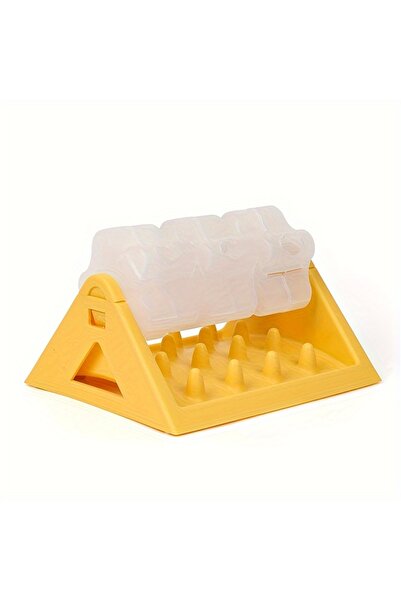 Choice GSWJ-Yellow-1PCS Interactive Dog Food Dispenser Toy - Puzzle Feeder with Leak-Proof Design, Slow-Fee