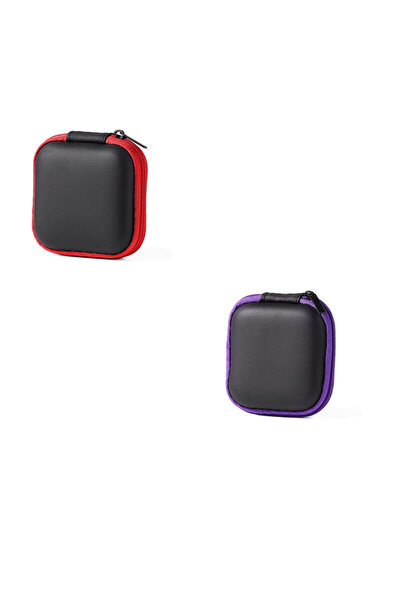 Choice قطعتان مختلطتان من 1-4 قطع، حافظة سماعات رأس محمولة مقاومة للصدمات، حق...