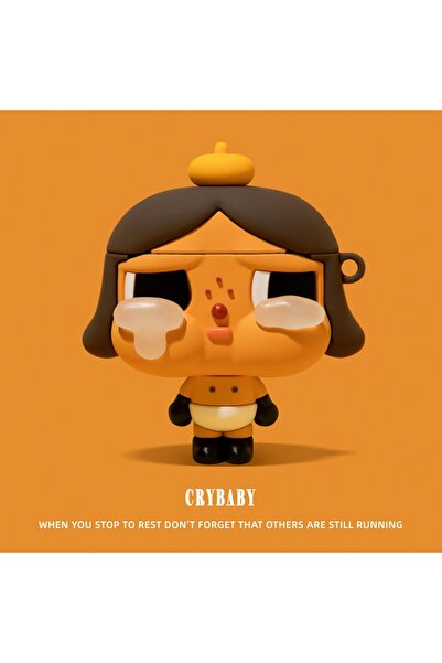 Choice دمية طفل ثلاثي الأبعاد لطيفة من السيليكون تبكي، مناسبة لسماعات AirPods...