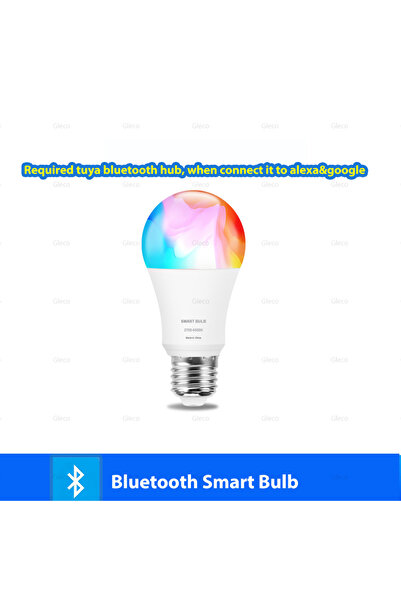 Choice مصباح Tuya الذكي بتقنية LED، بقدرة 15 واط، يعمل بجهد 110 فولت، مزود بتقنية بلوتوث، يدعم تقنية واي فاي وبلوتوث، ألوان RGBCW، يعمل بجهد 110 فولت أو 220 فولت.