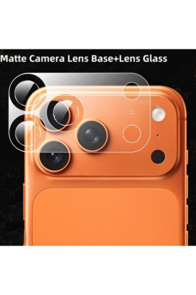 Choice For iPhone 17 Pro Matte Base Lens Matte Camera Lens Glass for IPhone 1...