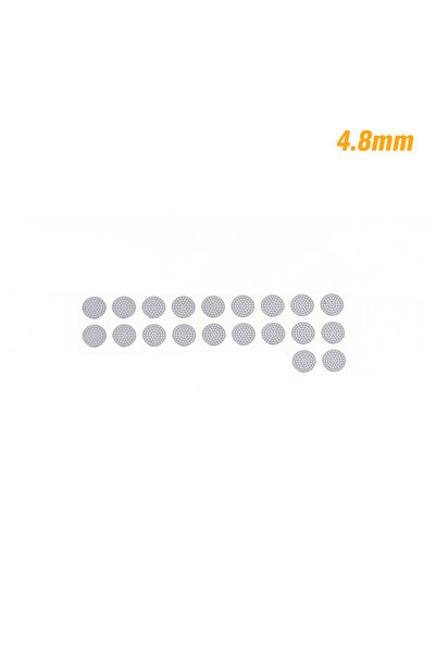 Choice 20 قطعة من شبكة فولاذية مقاومة للغبار مع لاصق، مقاس 4.8 مم، لسماعات ال...