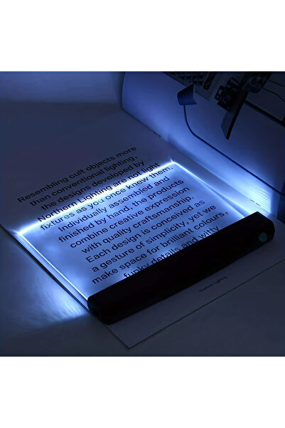 Choice مصباح قراءة LED أسود قطعة واحدة، لوحة مسطحة لحماية العين، مصباح فاصل ل...