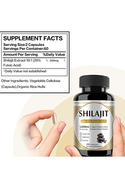 Shilajit RX كبسولات شيلاجيت