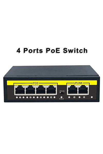Choice 4 Ports KuWFi 48V POE Switch 100Mbps Switch Ethernet With 4 Port Wifi Smart IP Switch RJ45 Injector