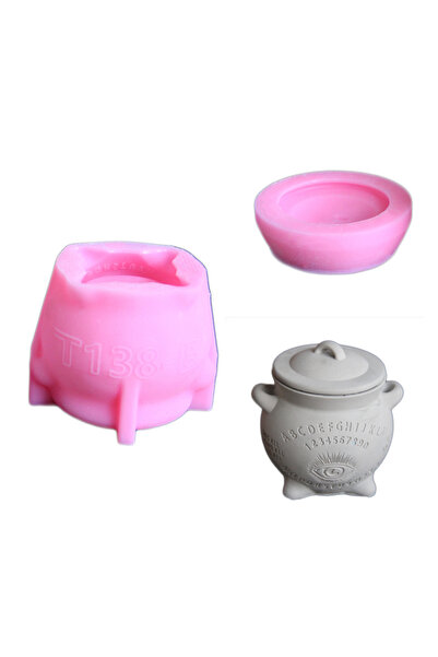 Choice قالب جرة ساحرة، قالب جرة ساحرة، قالب جرة لتزيين العيون، قالب جرة شموع من السيليكون، مناسب للخرسانة، اصنعها بنفسك، قاعة