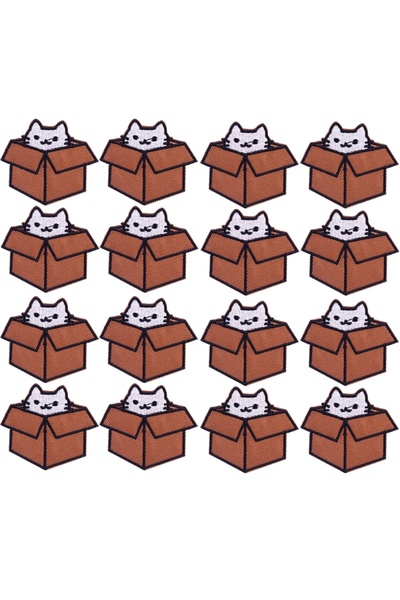 Choice12 PE6150CT براغنا، 10 قطع، رقع تطريز كرتونية على شكل قطط، ملصقات وشارا...