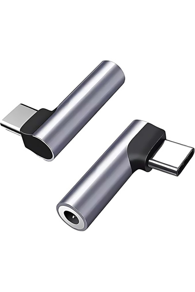 Choice قطعتان من محول سماعات الرأس USB-C إلى مقبس 3.5 ملم، ومحول Aux إلى USB-C، متوافق مع هواتف S25 Ultra وS24 وS23 وS20...