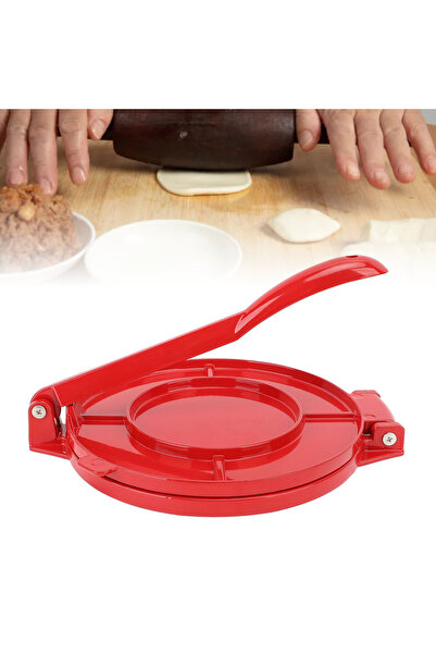 Choice مكبس تورتيلا يدوي مع مقبض من سبائك الألومنيوم صانع زلابية الخبز المسطح متعدد الوظائف