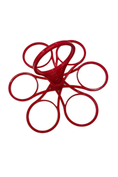 Choice Burgundy Reusable Drink Carrier Foldable 6-layers Reusable Drink Holde...