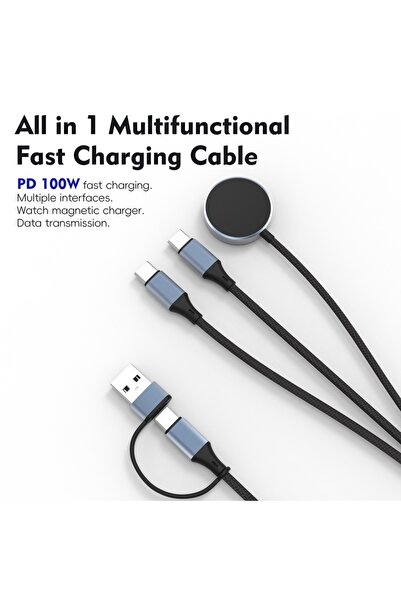 Choice U33 U33 Dual Type C PD 100W Fast Wireless Charger for Watches Compatible with Pixel Pho...