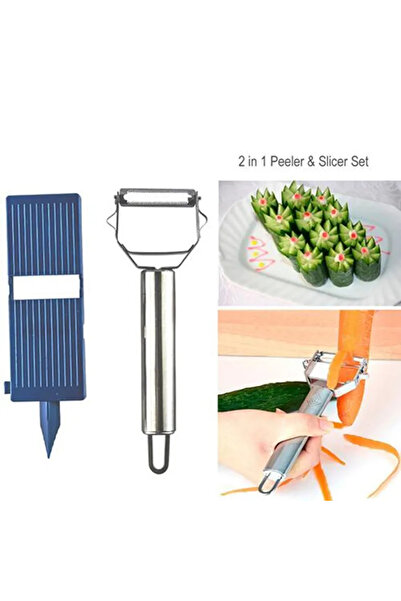 Choice 1 set Peeler Slicer Set Kitchen Vegetable Cutter Grater Tool for Potato Carrot - Essential Kitchen G