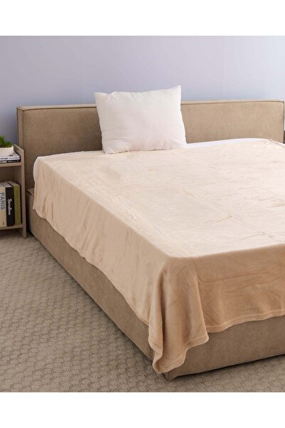 REDTAG Cream Ultra Soft Blanket (Double Size)