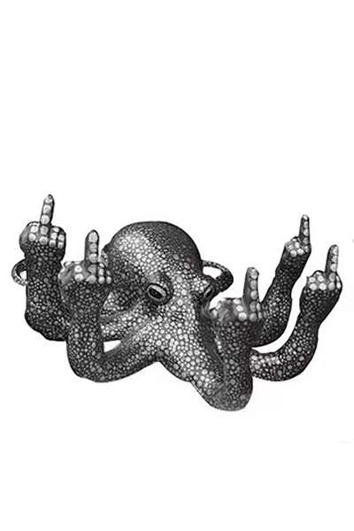 Choice ج- تمثال حديقة مصغر على شكل أخطبوط مع إضاءة، مناسب لطاولة المكتب أو ال...