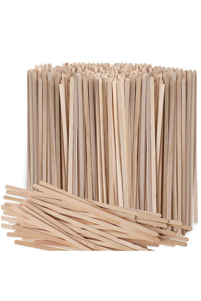 Choice 14cm 100pcs 50/100pcs Disposable Wood Coffee Stirrer Sticks Beverage Sticks Milk Honey Stir Stick Ic