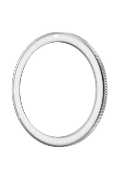 Choice إطار معدني فضي أبيض من الفولاذ المقاوم للصدأ، غطاء واقٍ مزخرف لإطار ال...