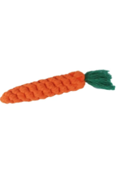 Choice 1PC Carrot Shape Pet Knot Toy for Dog And Cat Cotton Rope Chew Toy Indoor Dog Toys Cat Toys Dog Acce