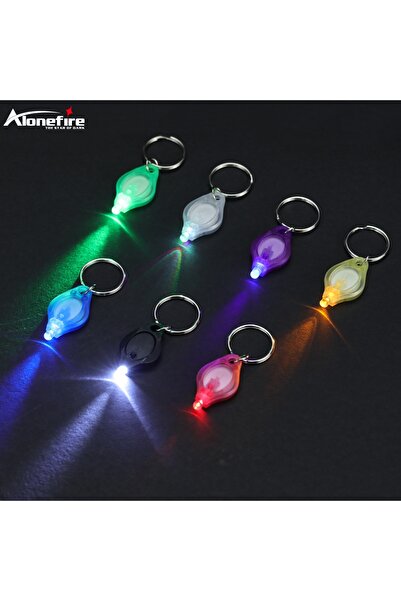 Choice CR2016 أسود، 10 قطع، مصباح LED صغير متعدد الألوان، سلسلة مفاتيح، رائع، شائع، ملون، مناسب للأطفال، حقيبة مدرسية