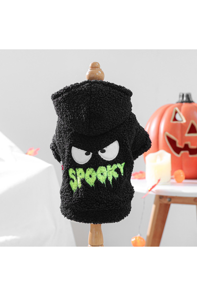 Choice سترة سوداء كبيرة الحجم (XL) من ليتل غوست، قطعة واحدة، ملابس حيوانات أل...