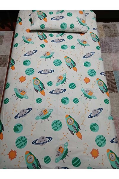 Molinella UZAY TEMALI TEK KİŞİLİK NEVRESİM SETİ