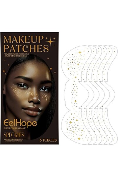 Arabest Glitter Freckles Face Tattoo, Glitter Freckles - Gold Face Glitter Sp...