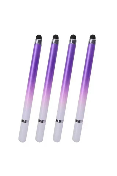 Choice قلم لمس بنفسجي، 4 قطع، من 1 إلى 4 قطع، للهواتف المحمولة والأجهزة اللوح...