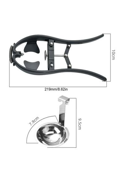 Choice فتاحة بيض 2 في 1 من الفولاذ المقاوم للصدأ، فتاحة قشر البيض، مقص، فاصل صفار وبياض البيض